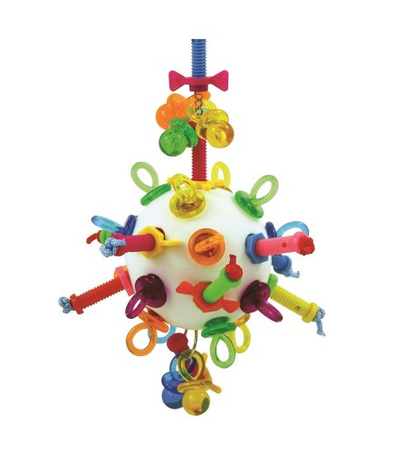 Nuts, Bolts & Binkies Puzzle Parrot Toy - Large